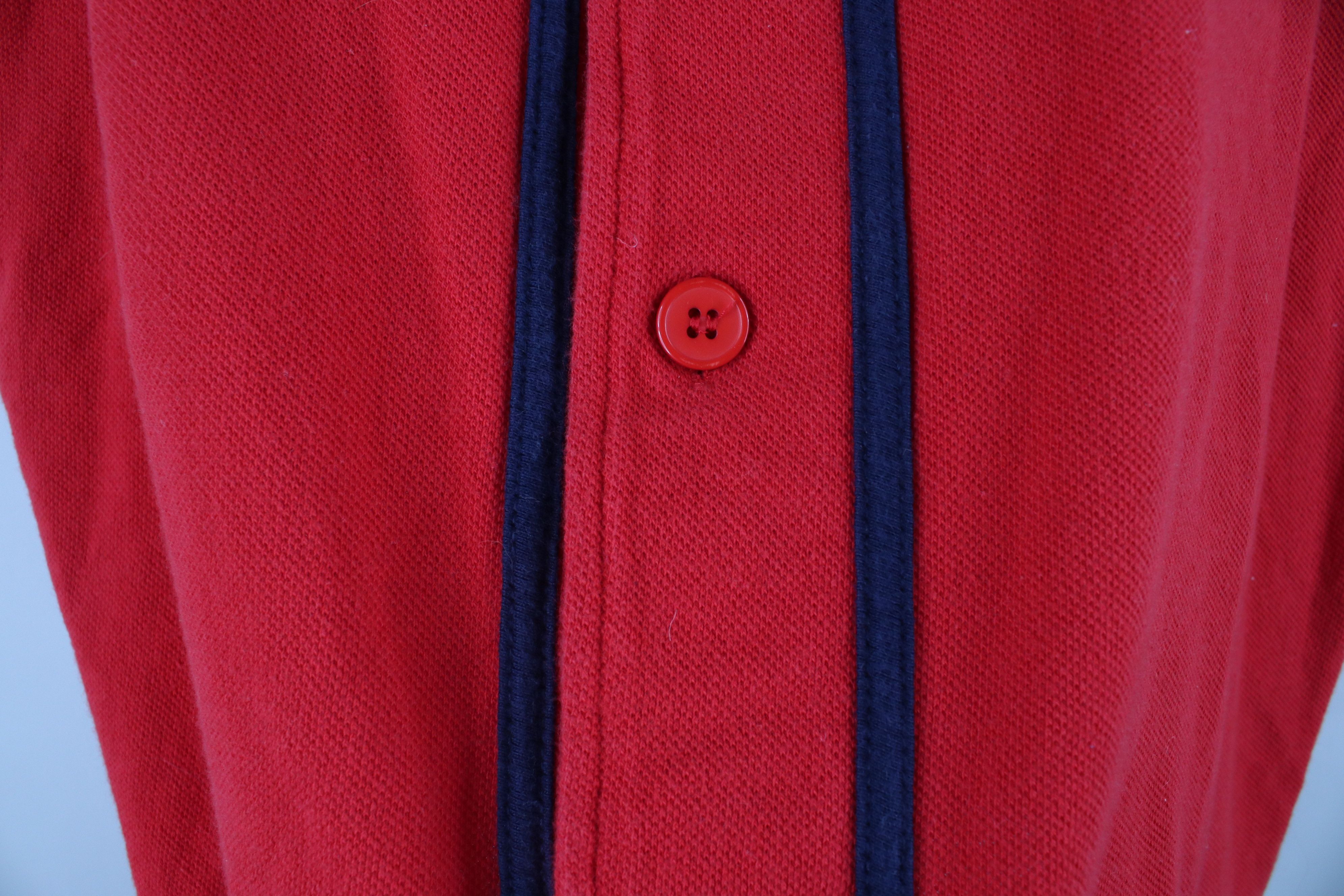 Vintage Vintage 90s Wahoo Cleveland Indians Baseball Jersey Red Size US L / EU 52-54 / 3 - 5 Thumbnail