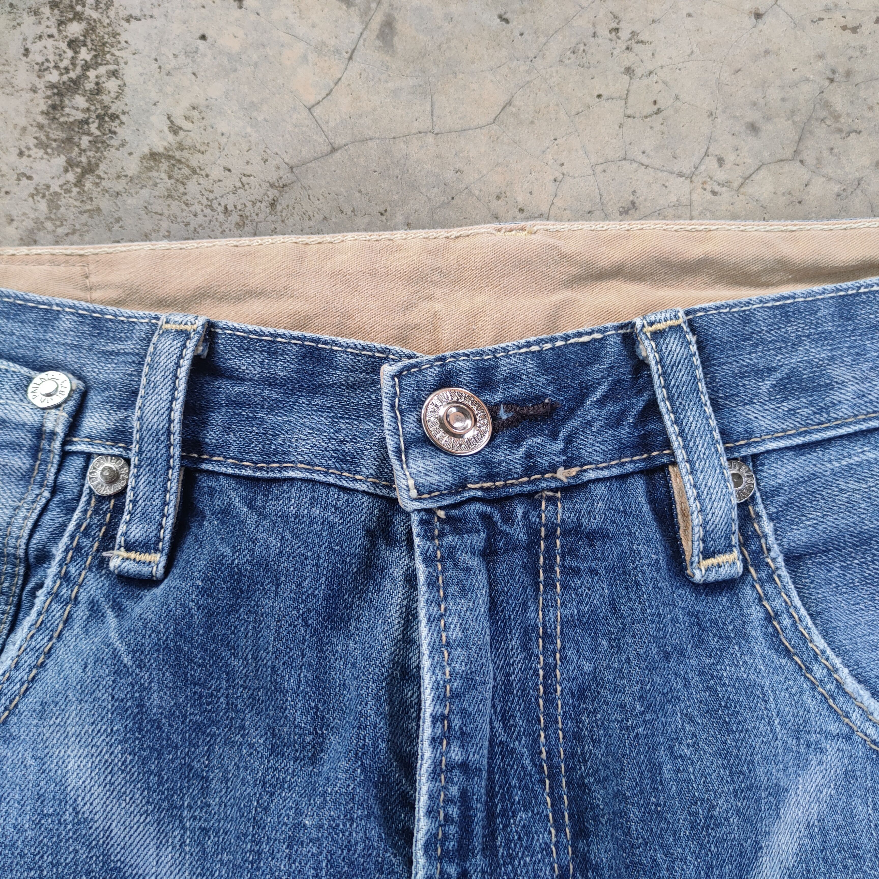 Levi's W32 LEVI'S 504 DISTRESSED FADED JEANS PANTS Size US 32 / EU 48 - 5 Thumbnail