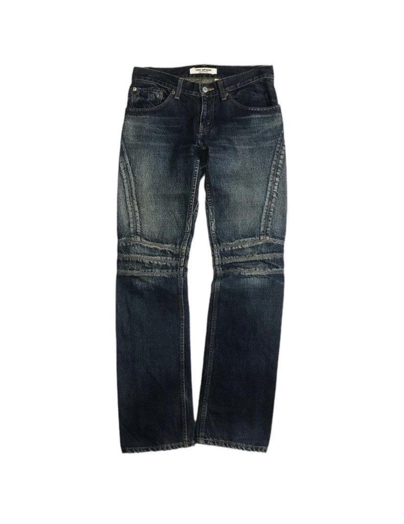 web限定アイテム Comme des garcons AD 2002 Distressed denim ジャケット・アウター