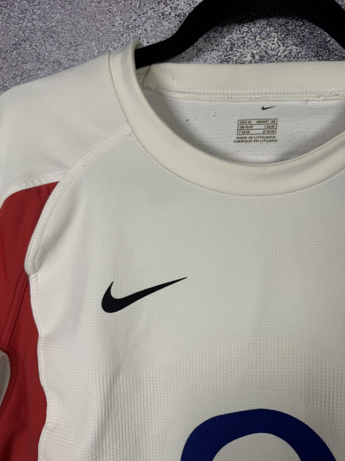 Nike × Vintage ENGLAND 2005 Home Rugby Shirt Nike Player Short Sleeve Mens Size US XL / EU 56 / 4 - 6 Thumbnail