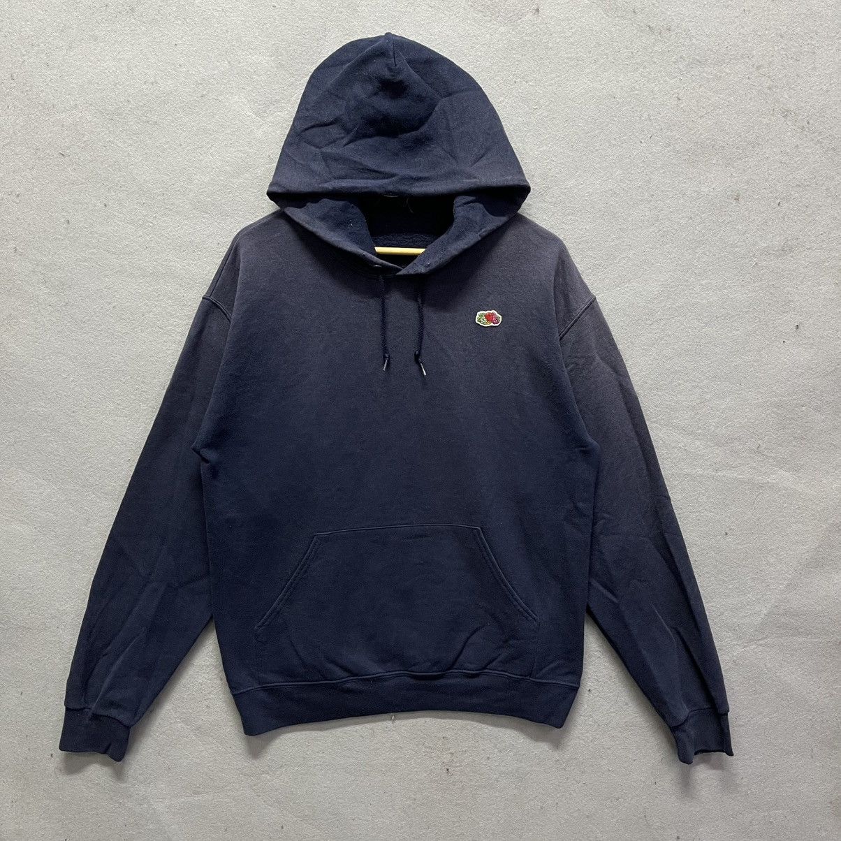 Fruit Of The Loom Vintage Fruit of the Loom Plain Hoodie – Made in Japan Size US M / EU 48-50 / 2 - 1 Thumbnail