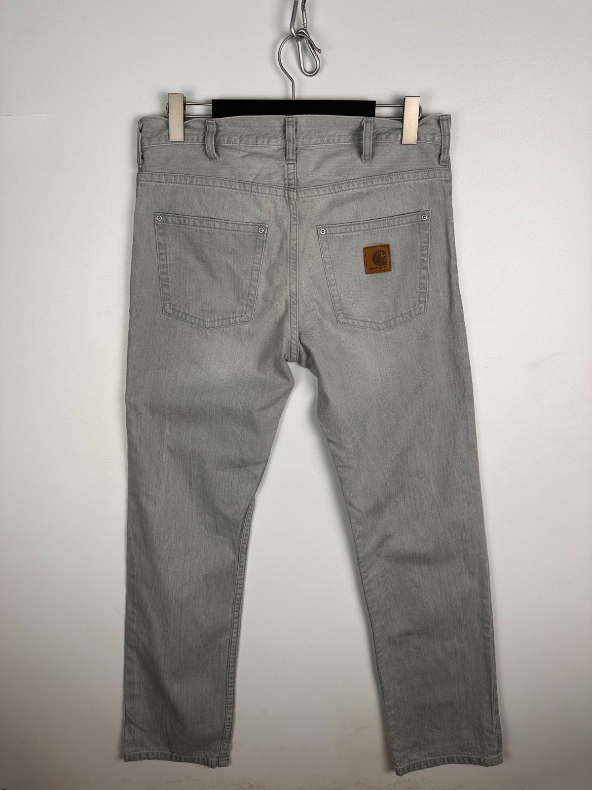 Carhartt Wip Vintage Carhartt Slim Pant Denim Jeans Grey Mens Size 32X34 Size US 32 / EU 48 - 1 Thumbnail