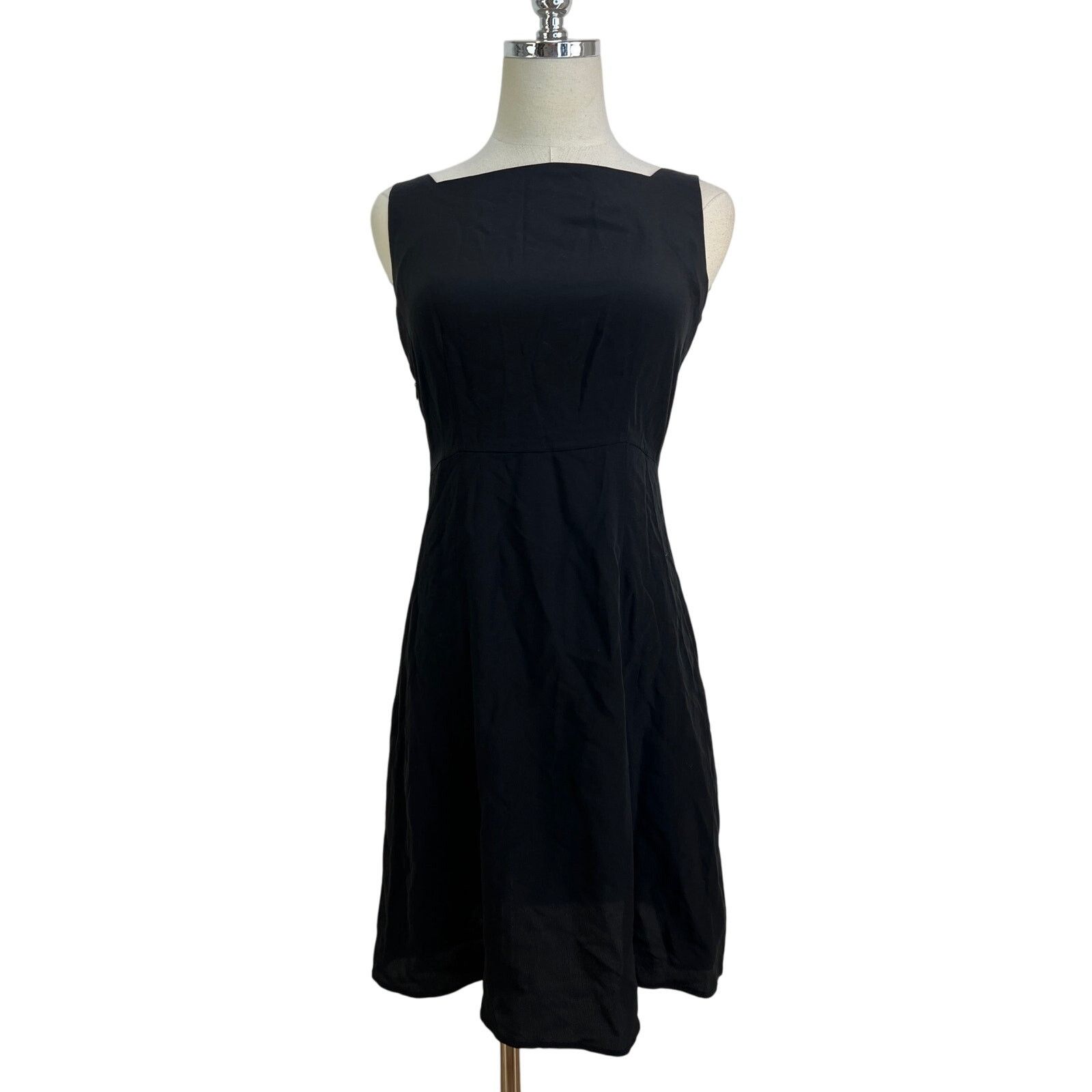 Other Lilysilk Black Silk Mini Sleeveless Dress Size S / US 4 / IT 40 - 1 Thumbnail