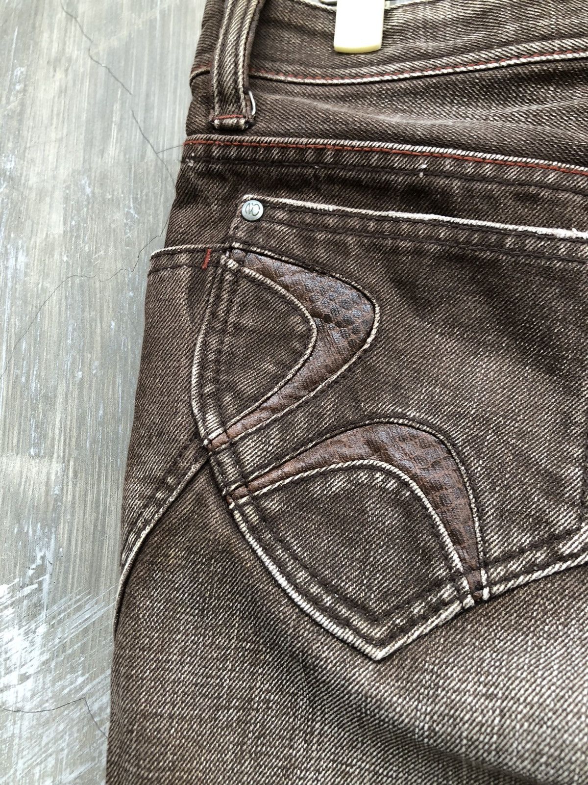 Japanese Brand × Le Grande Bleu (L.G.B.) THRASHED💥 Nicole Club For Men Washed Denim Size US 32 / EU 48 - 11 Thumbnail