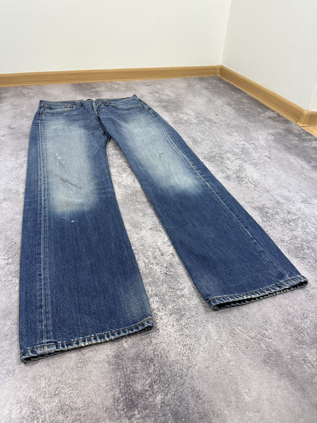 Levi's Vintage Levi's 501 Faded American Denim Baggy Hype Jeans Size US 32 / EU 48 - 3 Thumbnail