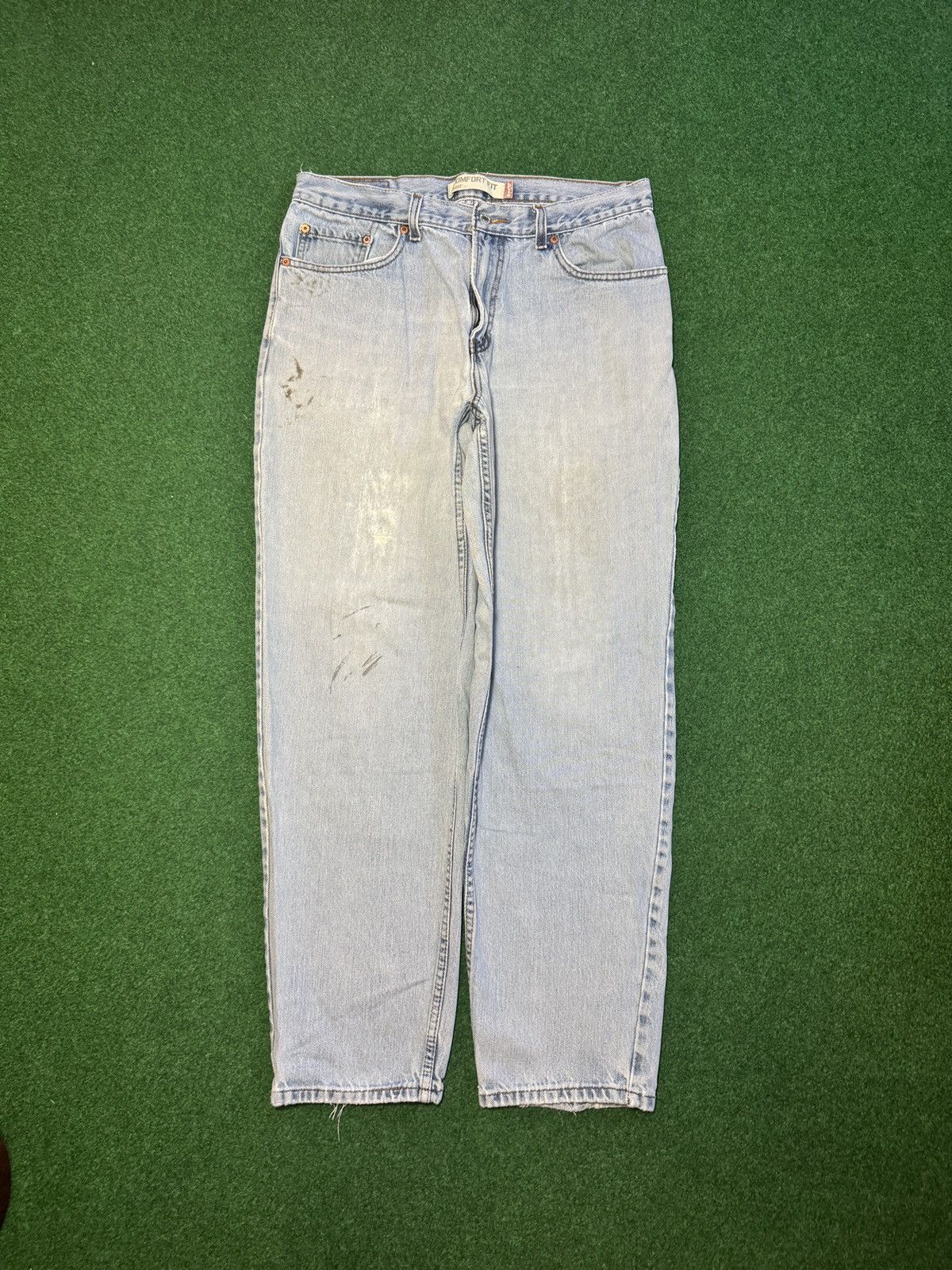 Levi's Vintage Clothing Y2K Levi’s 560 Loose Baggy Grunge Distressed Skater Jeans Size US 34 / EU 50 - 3 Thumbnail