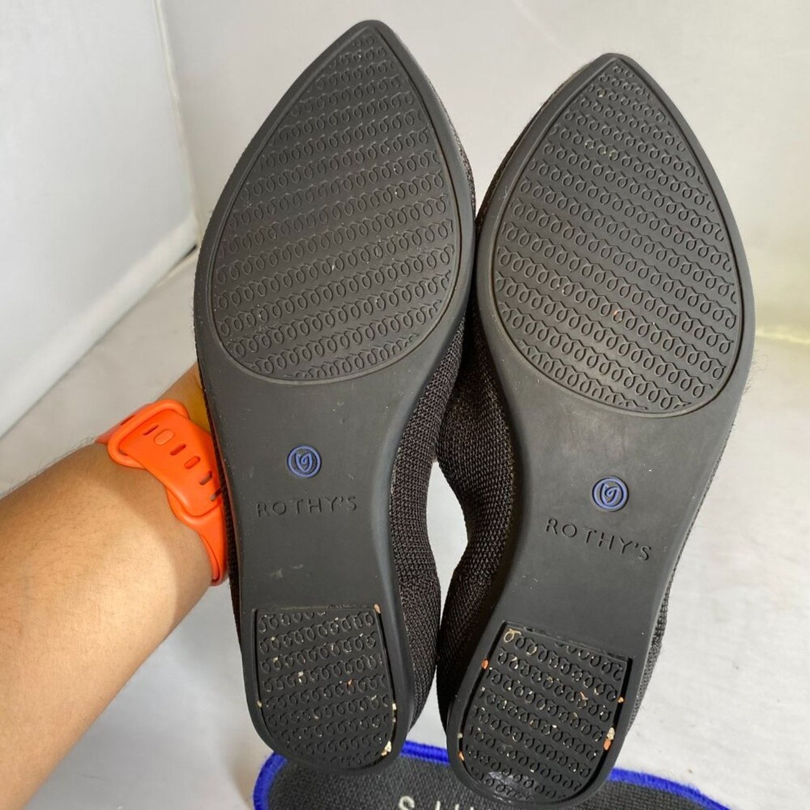 Other Rothy's The Point Black Recycled Knit Comfort Slip On Sz 6w Size US 6 / IT 36 - 3 Thumbnail