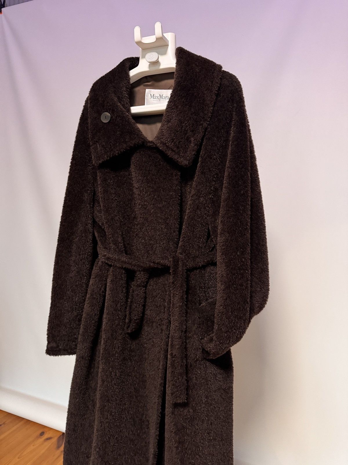 Max Mara Max Marra Brown Teddy bear icon coat alpaca Size M / US 6-8 / IT 42-44 - 3 Thumbnail