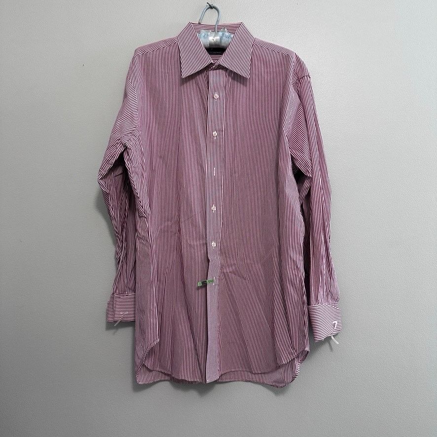 Tom James Tom James red striped custom tailored button down Size US L / EU 52-54 / 3 - 2 Thumbnail