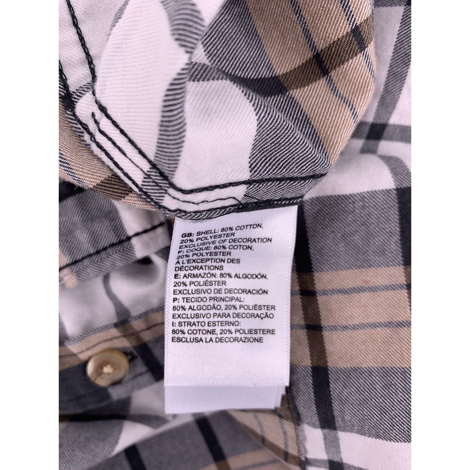 The North Face The North Face Brown Plaid Long Sleeve Shirt With Pocket S Size US S / EU 44-46 / 1 - 6 Thumbnail