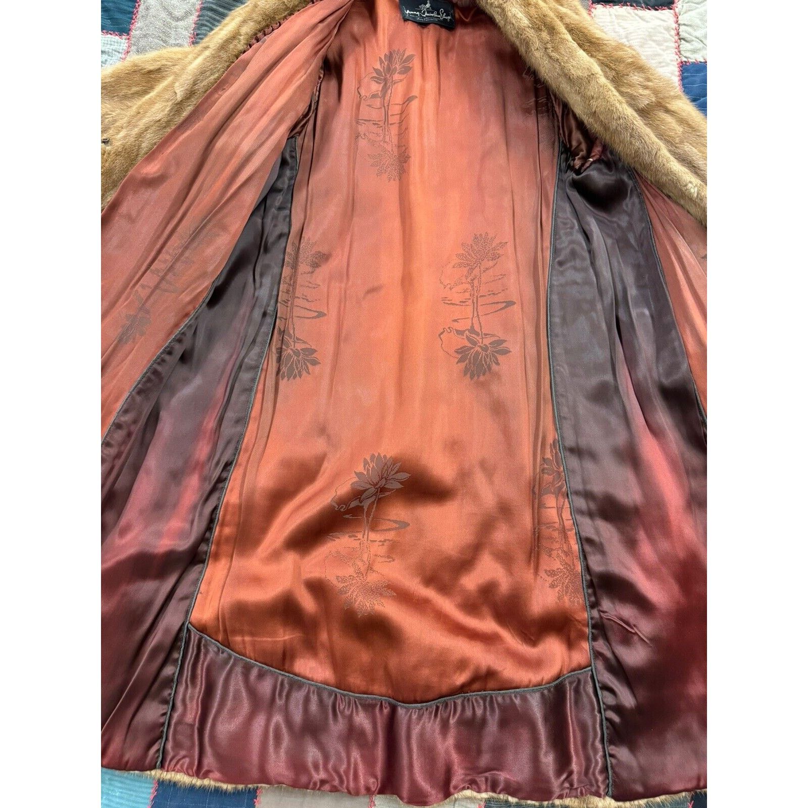Other True Vintage 1950s Brown Mink Coat Winter Mob Boss Women’s M Size M / US 6-8 / IT 42-44 - 3 Thumbnail