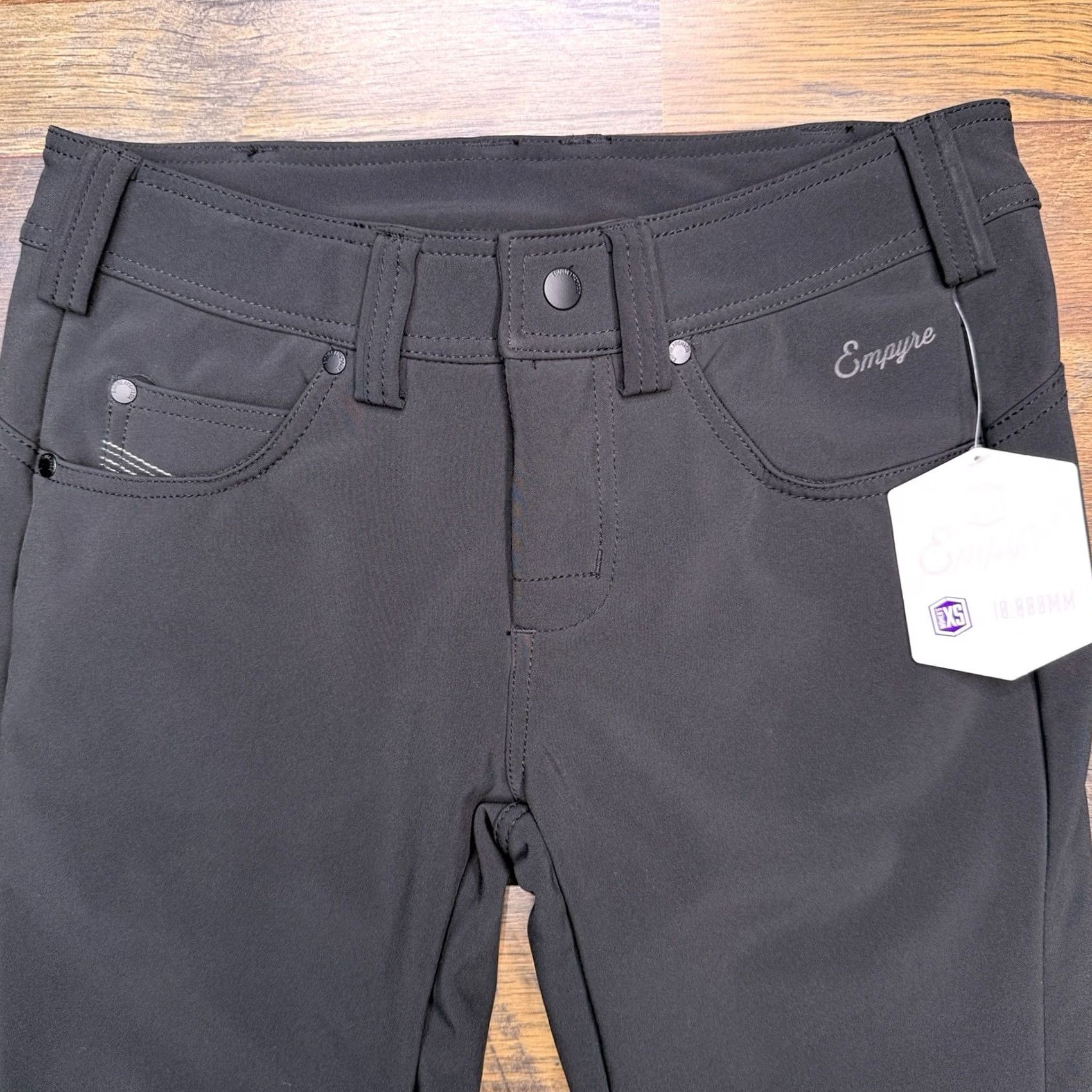 Empyre Empyre Skyline Pants Womens XS Black Softshell Stretch Zip Logo Outdoor Hiking Casual Travel Winter Spring Fall Regular Ready Size 26" / US 2 / IT 38 - 3 Thumbnail