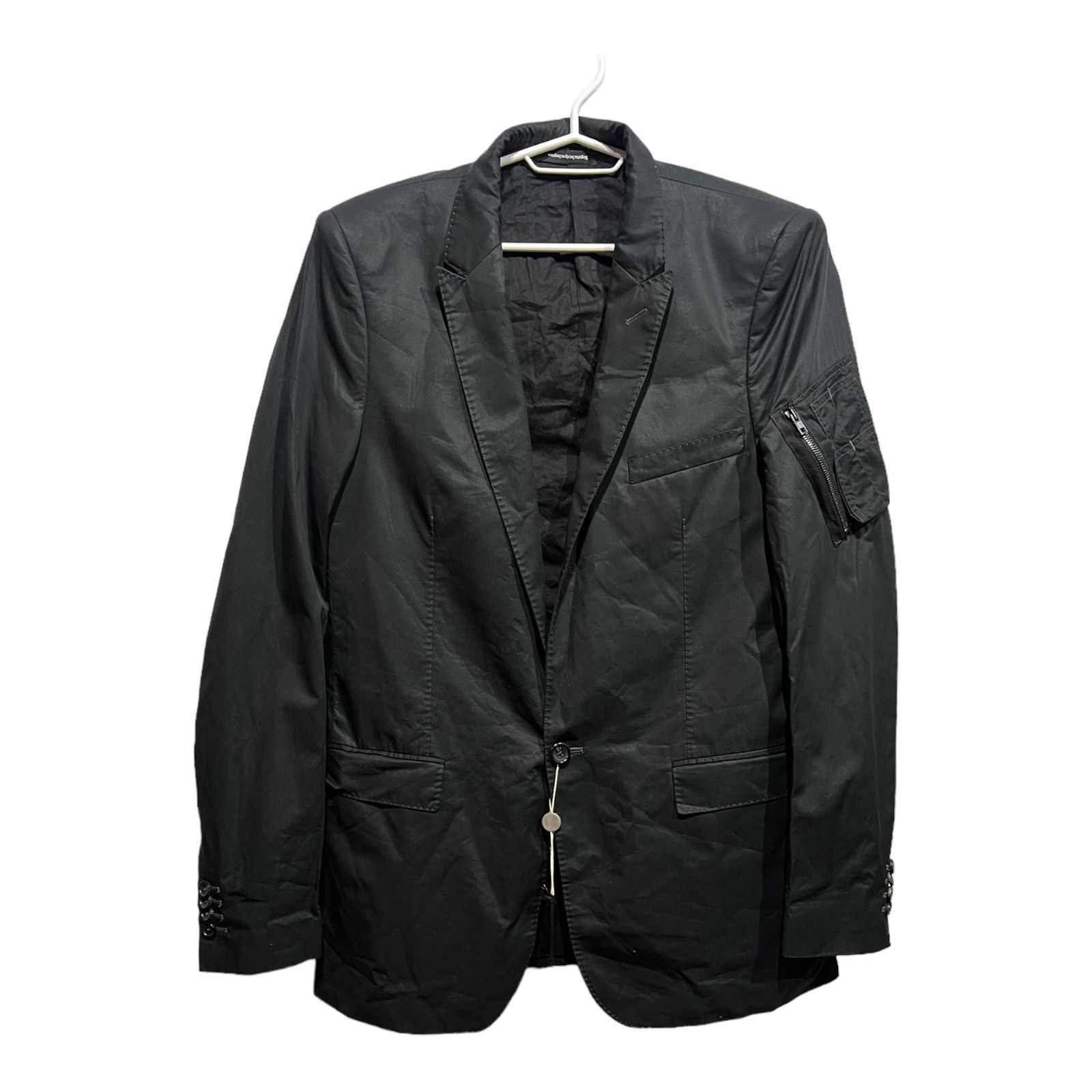 Pre-owned Nicolas Andreas Taralis New  Blazer Jacket Size 48 In Black