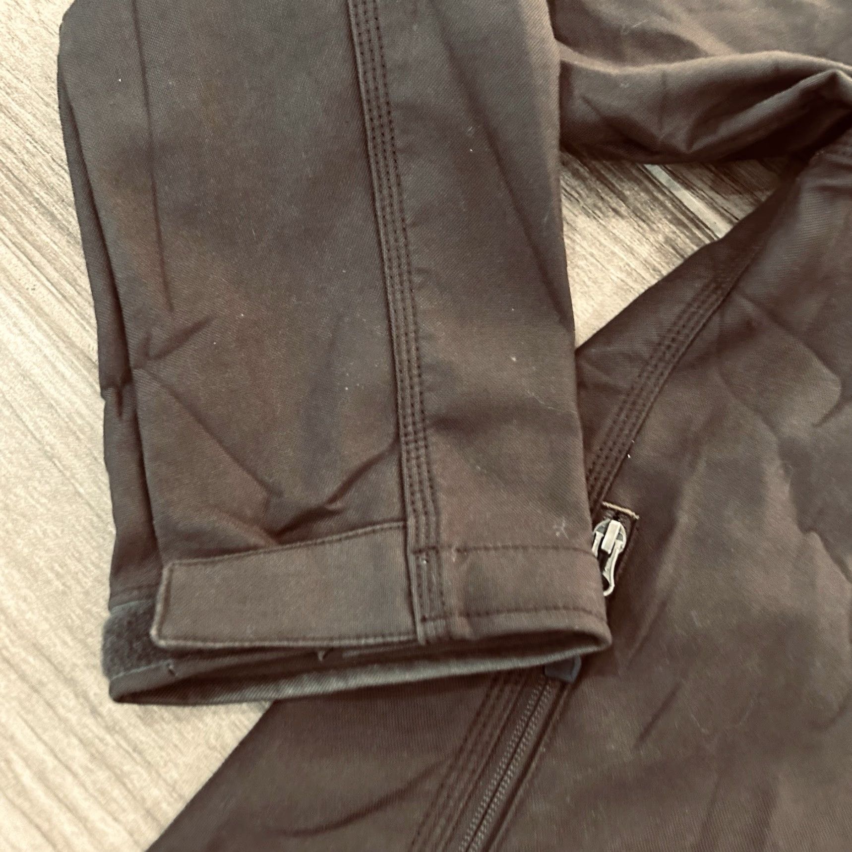 Carhartt Pineville Quick Duck Jacket Fleece Lined Brown Full Zip Mens M