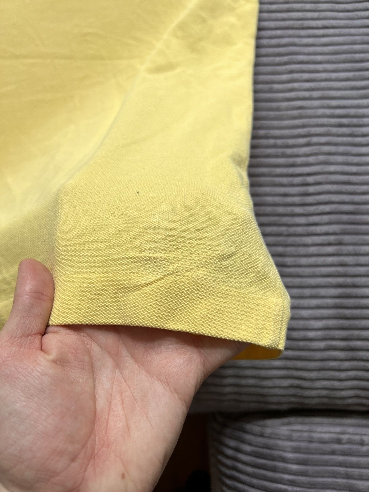 Burberry Vintage 80s Burberrys Vintage Yellow Polo Shirt XL Hype Size US XL / EU 56 / 4 - 7 Thumbnail