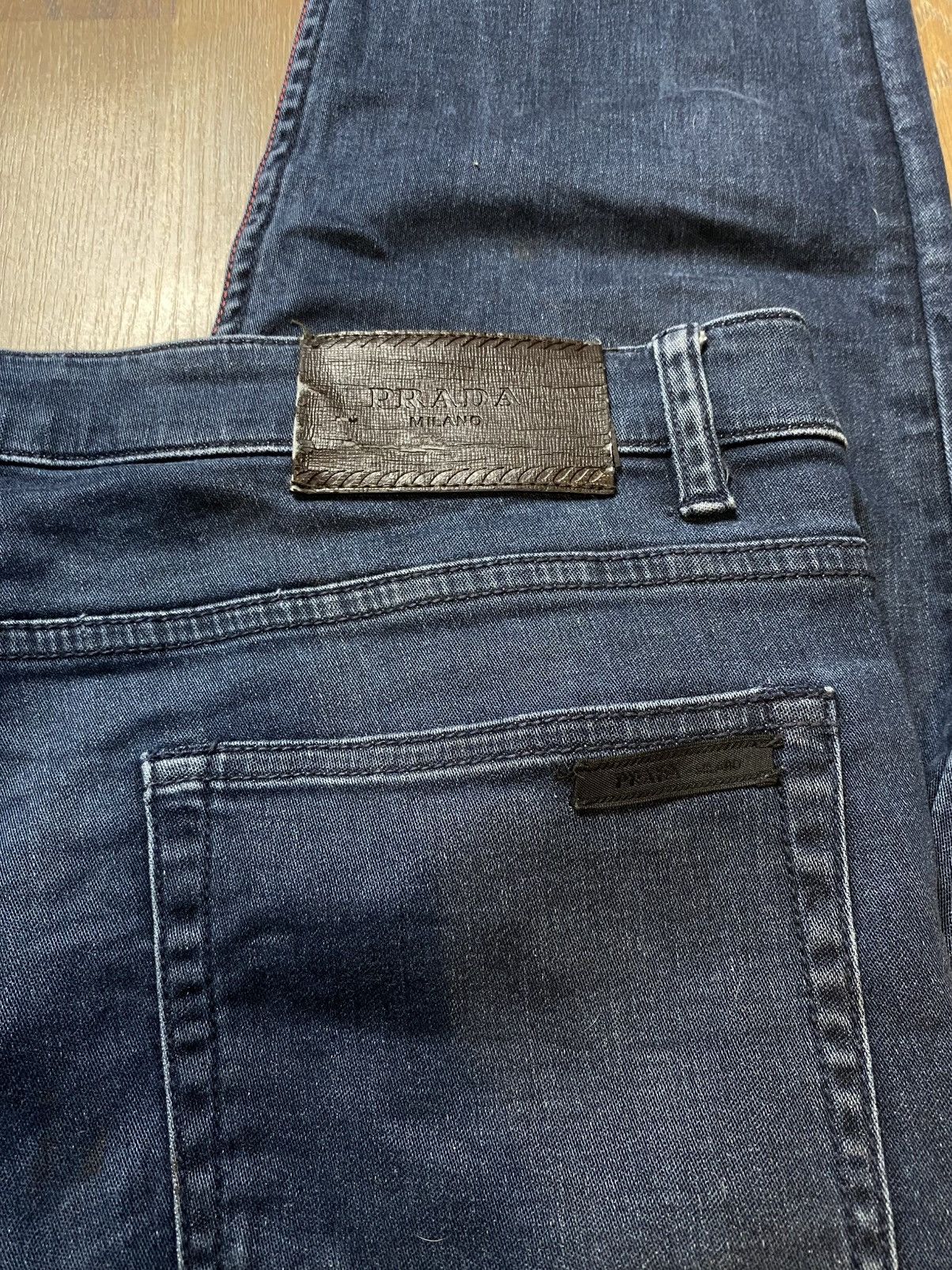 Prada Prada Black Tab Denim Jeans Size US 34 / EU 50 - 3 Thumbnail