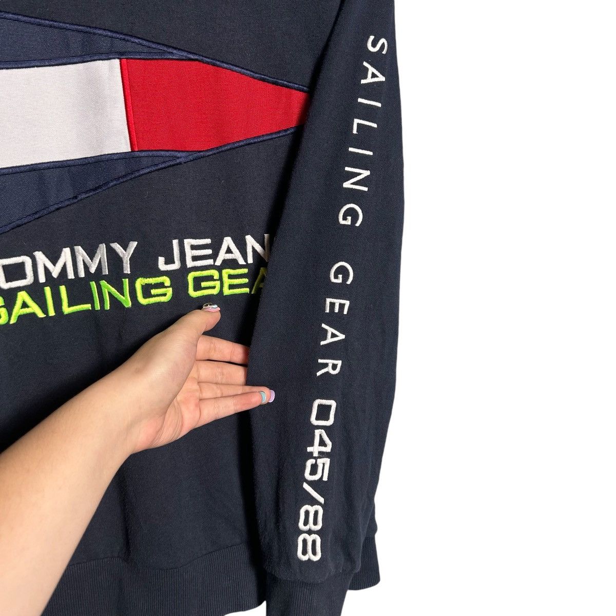 Tommy Hilfiger Tommy Jeans Sailing Gear Sweatshirt Size M / US 6-8 / IT 42-44 - 4 Thumbnail