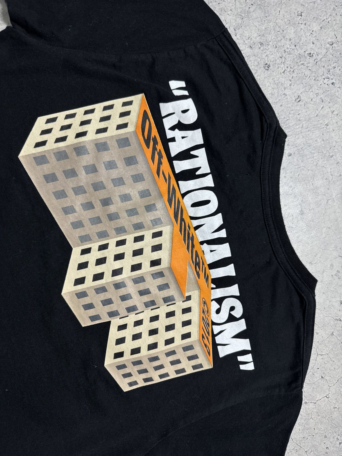 Off-White Off-White Rationalism Luxury Black Big Logo Shirt Size S Size US S / EU 44-46 / 1 - 10 Thumbnail