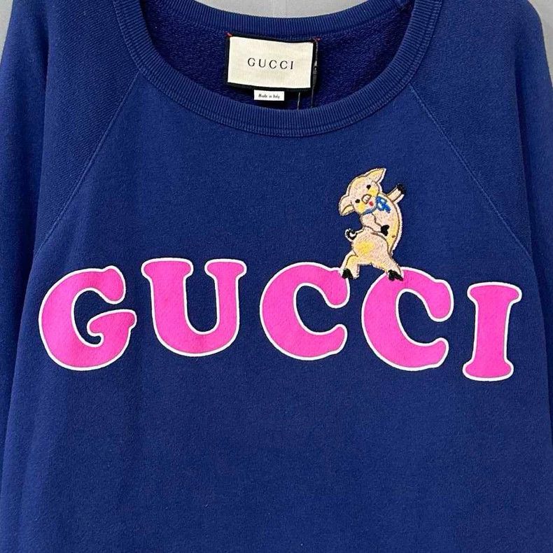 Gucci Gucci Piggy logo sweatshirt Size US XL / EU 56 / 4 - 3 Thumbnail