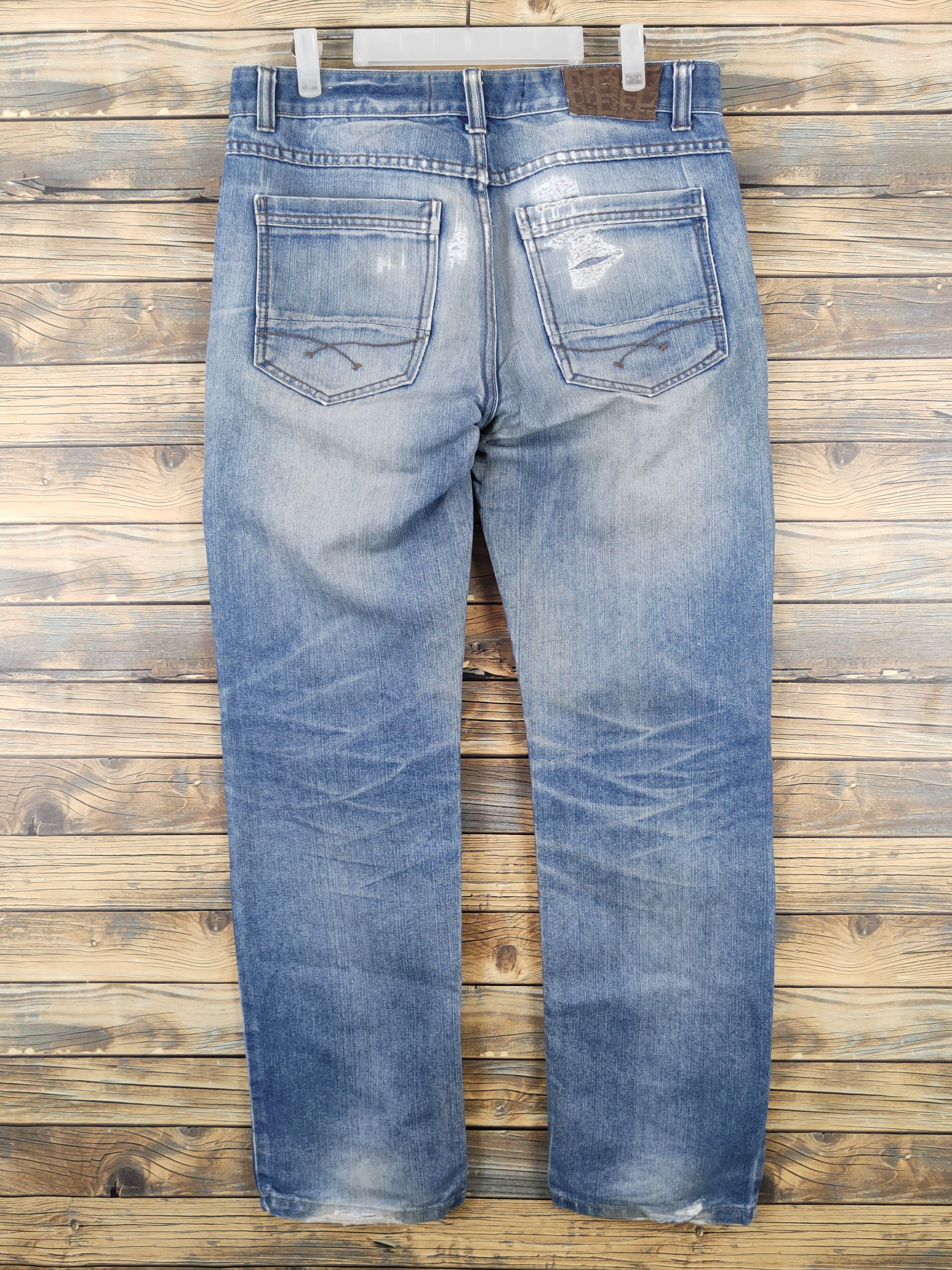 Diesel Diesel Blue Distressed Ripped denim Jeans #W1836 Size US 32 / EU 48 - 7 Thumbnail