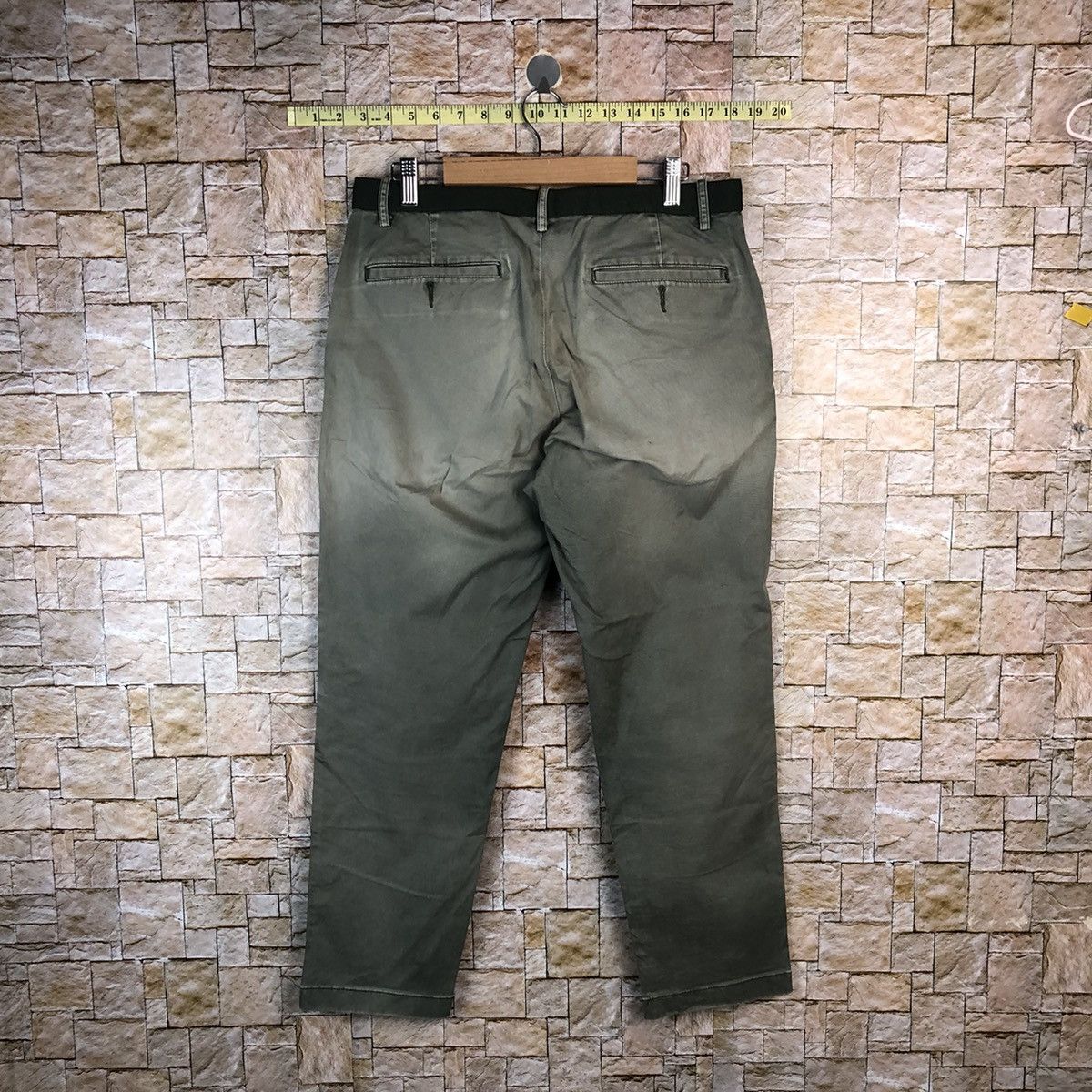 Japanese Brand Japanese Brand Green Casual Pants #A1025 Size US 30 / EU 46 - 14 Thumbnail