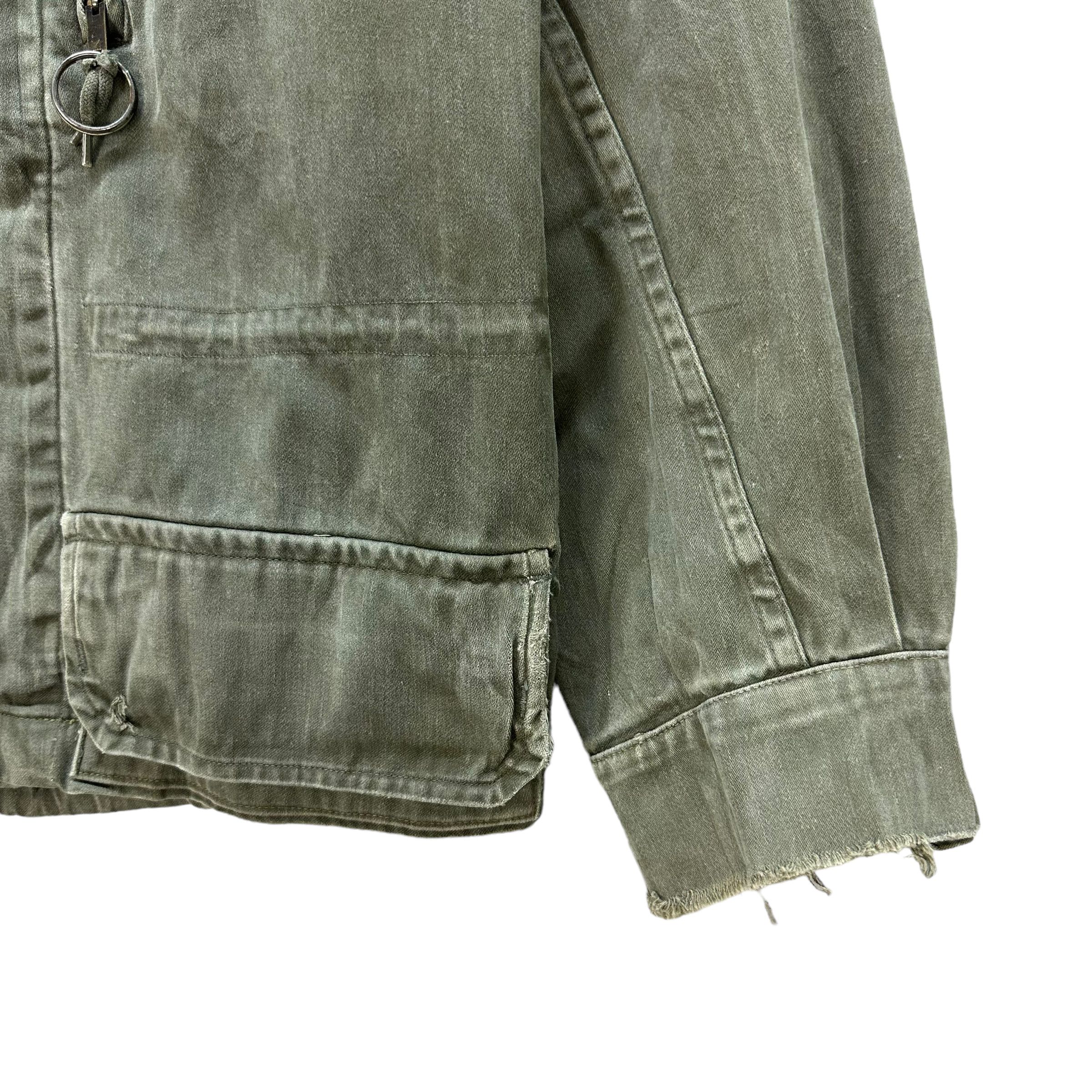 Vintage SAPIVOG UXEGNEY 1976 FRENCH MILITARY JACKET #8546-013 Size US L / EU 52-54 / 3 - 6 Thumbnail