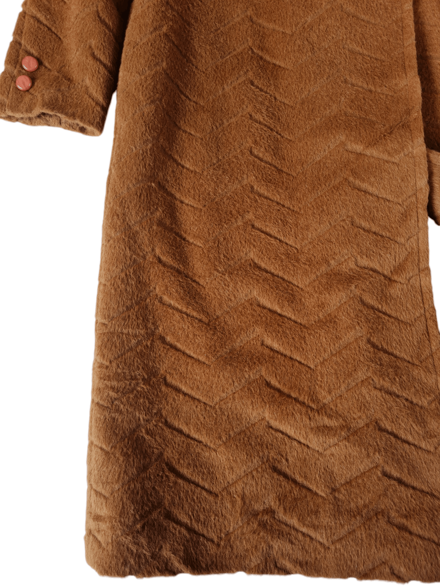 Japanese Brand × Vintage Vtg Elizaladam Fur Wool Jacket Brown Size L / US 10 / IT 46 - 7 Thumbnail