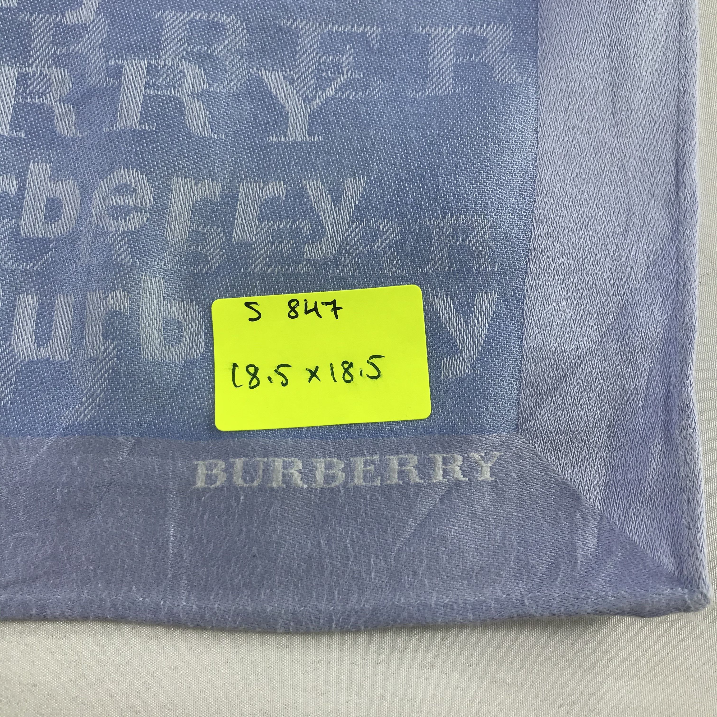Burberry × Vintage Burberry Bandana / Handkerchief / Neckerchief - S847 Size ONE SIZE - 5 Thumbnail