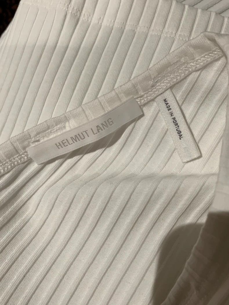 Helmut Lang HELMUT LANG Short sleeves white T Size S / US 4 / IT 40 - 4 Thumbnail