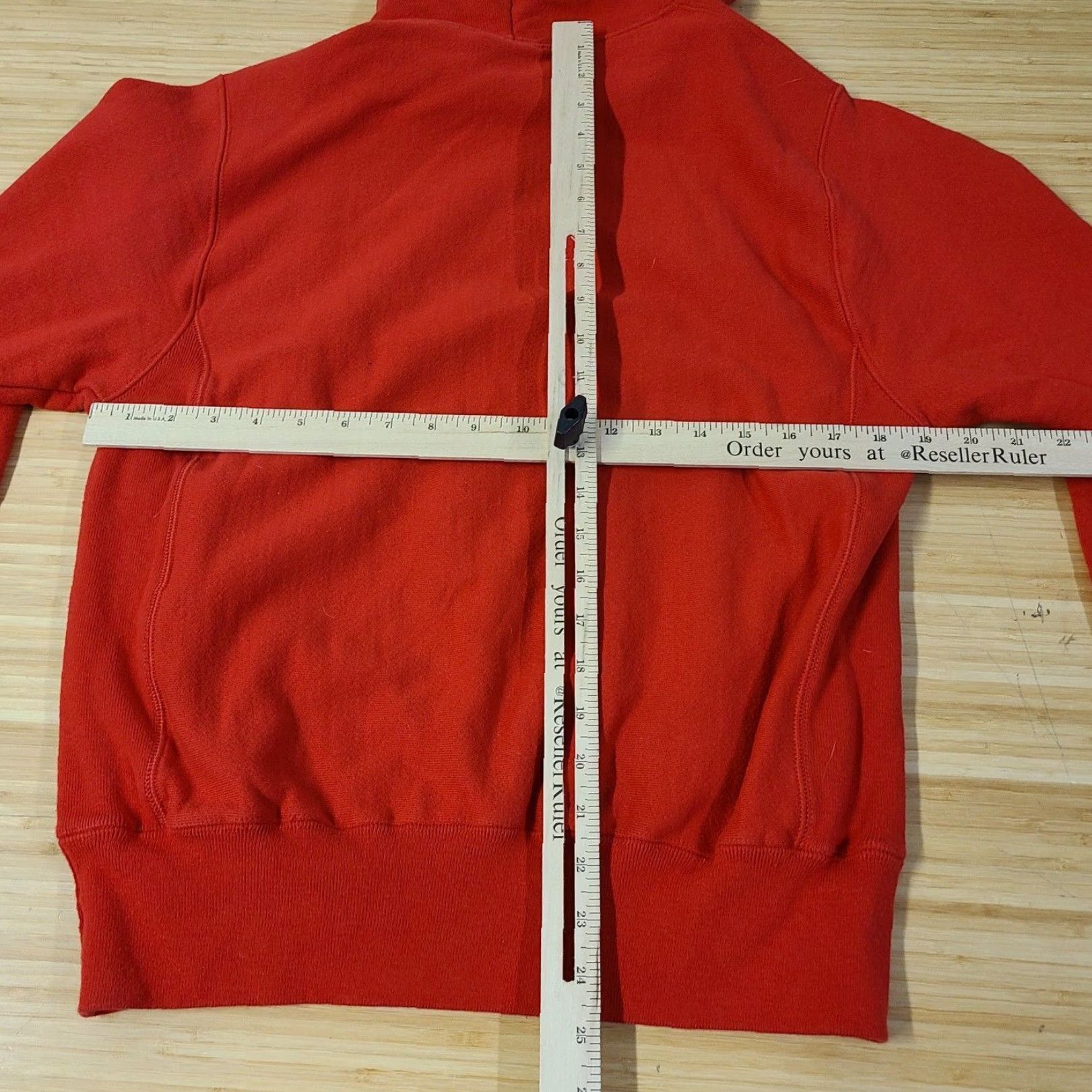 Champion Champion Hoodie Mens Red Reverse Weave Long Sleeve Pockets Pullover Size S Size US S / EU 44-46 / 1 - 5 Thumbnail