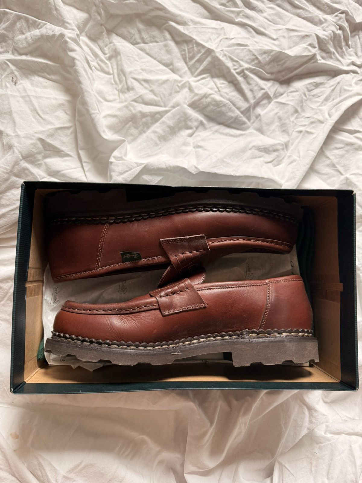 Paraboot Paraboot Reims Maroon Size US 10 / EU 43 - 1 Thumbnail