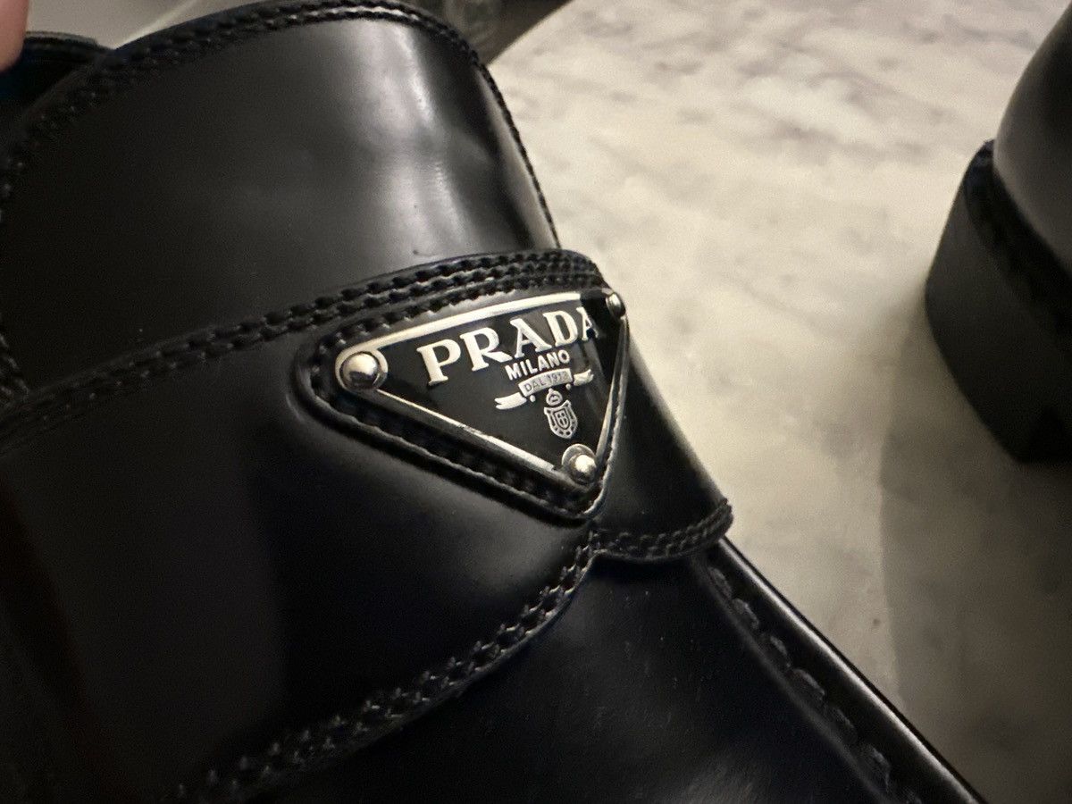 Prada Prada brushed leather loafers Size US 9.5 / IT 39.5 - 15 Thumbnail