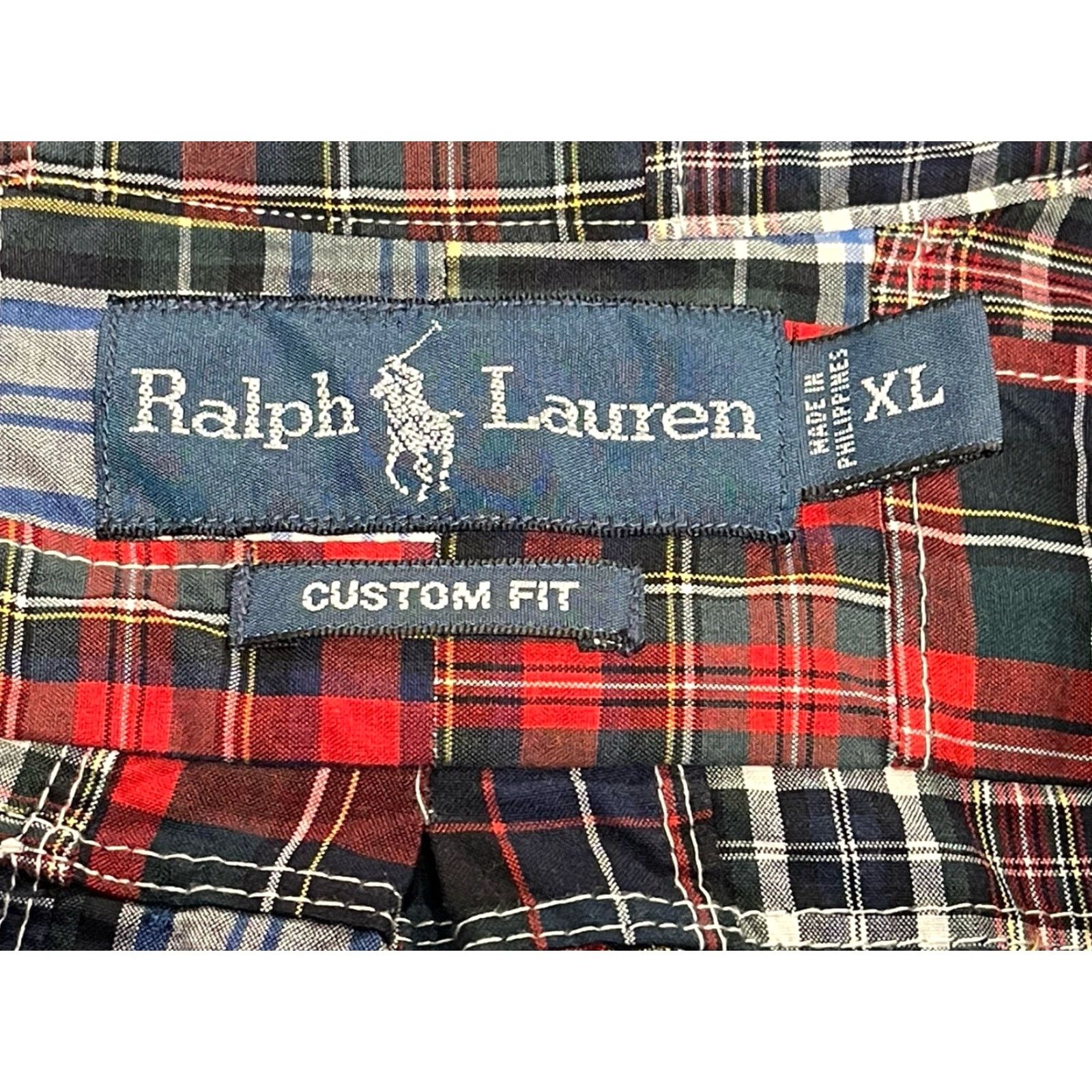 Polo Ralph Lauren Polo Ralph Lauren Shirt Men's XL Multicolor Plaid Button-Up Long Sleeve Madras Patchwork Mens Size US XL / EU 56 / 4 - 5 Thumbnail
