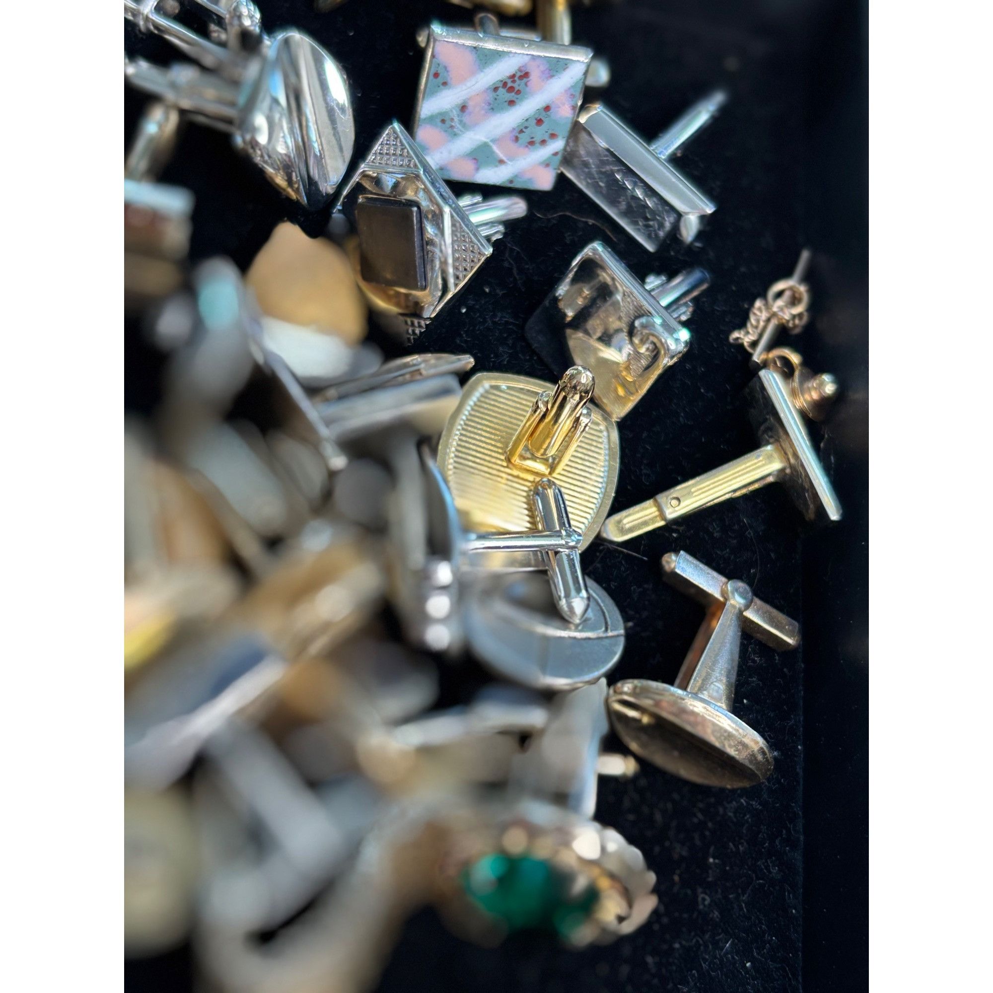 Other Single cufflink Vintage Gold & Silver Tone Assorted Cufflink Size ONE SIZE - 9 Thumbnail