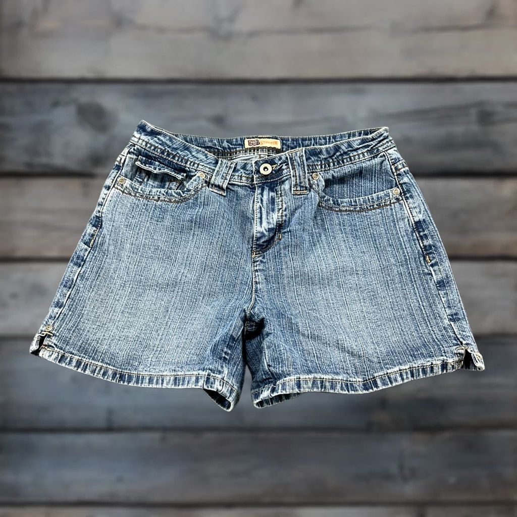 Faded Glory VINTAGE Faded Glory Shorts Women 2 Denim Blue 90s 2 Cotton Denim 5-Pocket Chino Low Rise Casual Womens Size 26" / US 2 / IT 38 - 1 Thumbnail