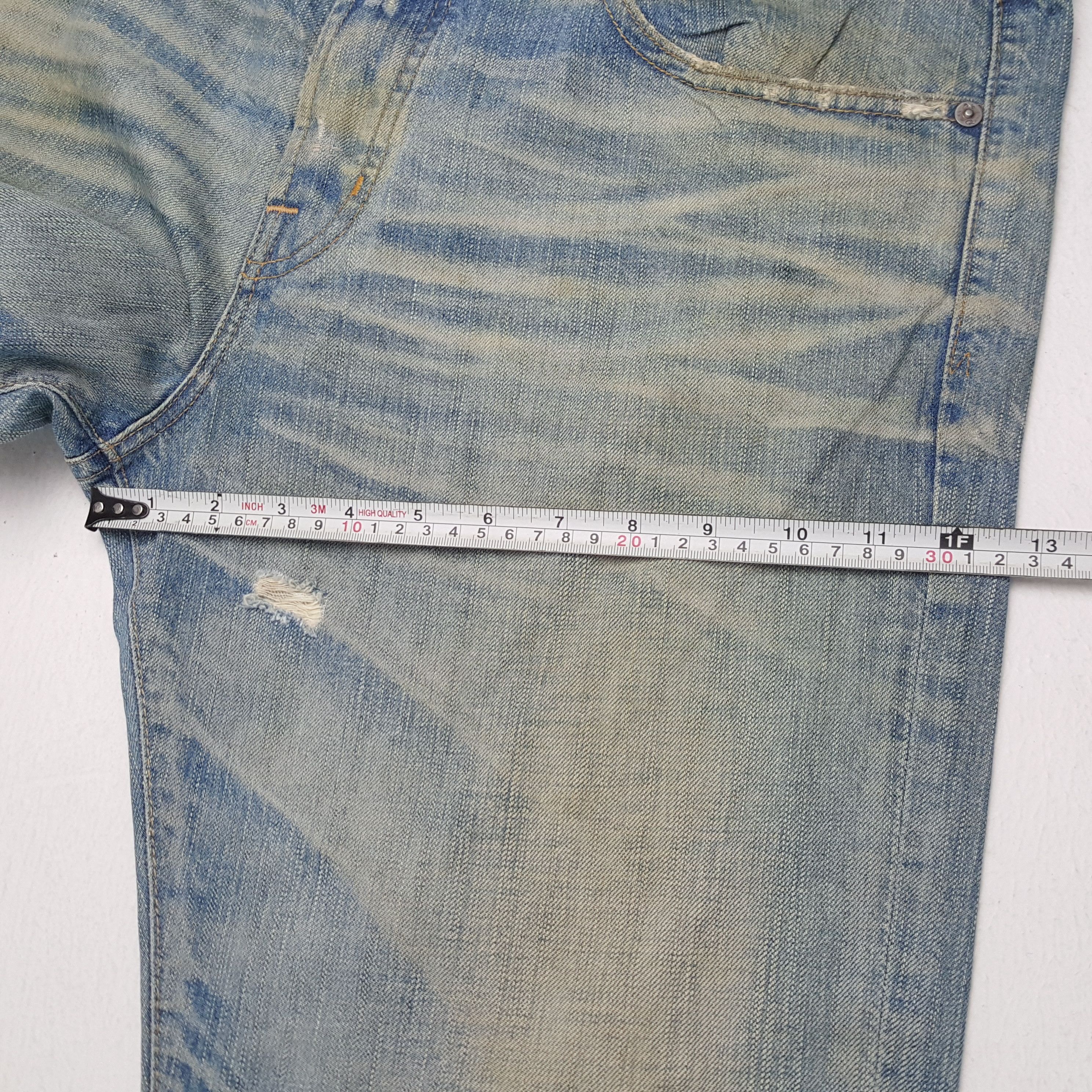 AG Adriano Goldschmied × Vintage ADRIANO GOLDSCHMEID Streetwear Style Distressed Jeans Size US 36 / EU 52 - 9 Thumbnail