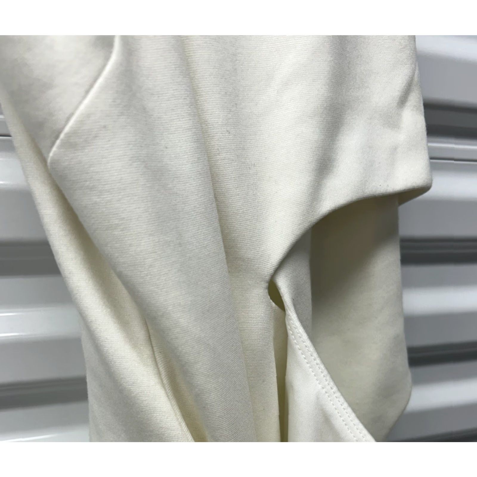 Bailey 44 Bailey 44 Women's Esther Ecru Assymetrical Sleeveless Midi Cocktail Dress S Women Ivory A-Line Midi Spandex Rayon Dress Size S / US 4 / IT 40 - 7 Thumbnail