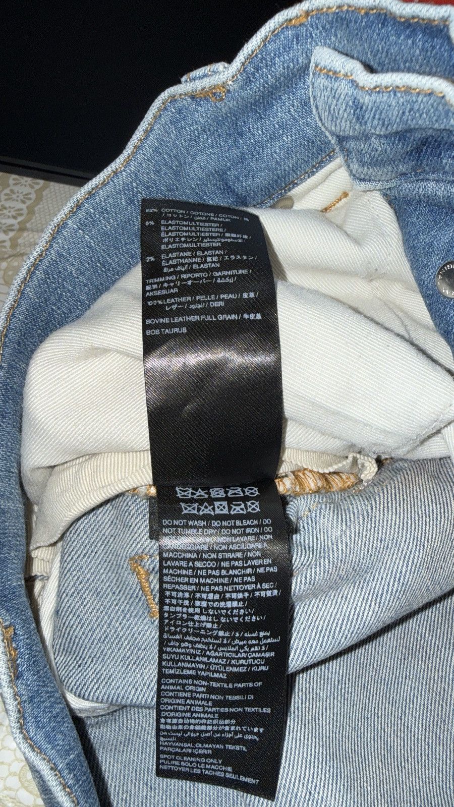 Amiri Amiri mx1 snake patch denim jeans Size US 32 / EU 48 - 6 Thumbnail