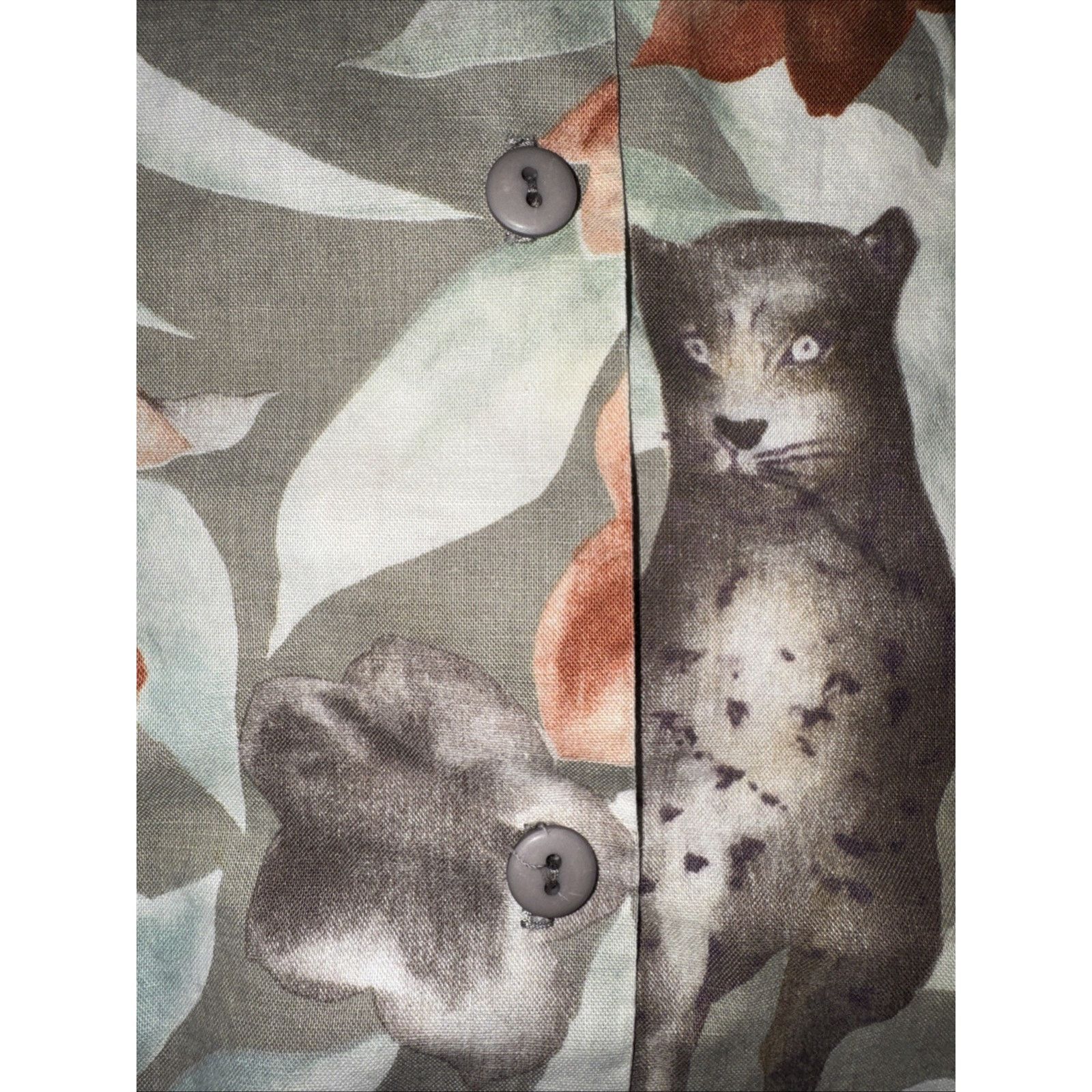 Vintage Remo Of California Hawaiian Shirt Leopards L 22x26 USA Size US L / EU 52-54 / 3 - 5 Thumbnail