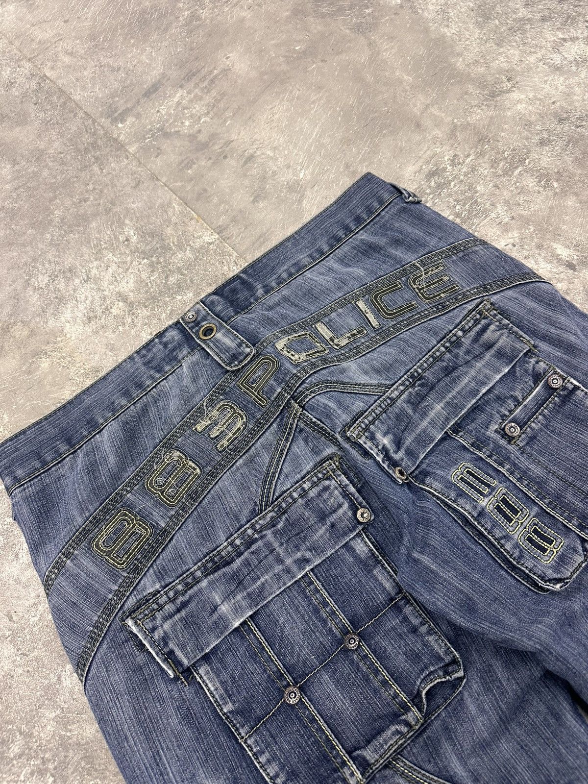 Vintage 883 Police Vintage Denim Baggy Shorts Size US 32 / EU 48 - 8 Thumbnail