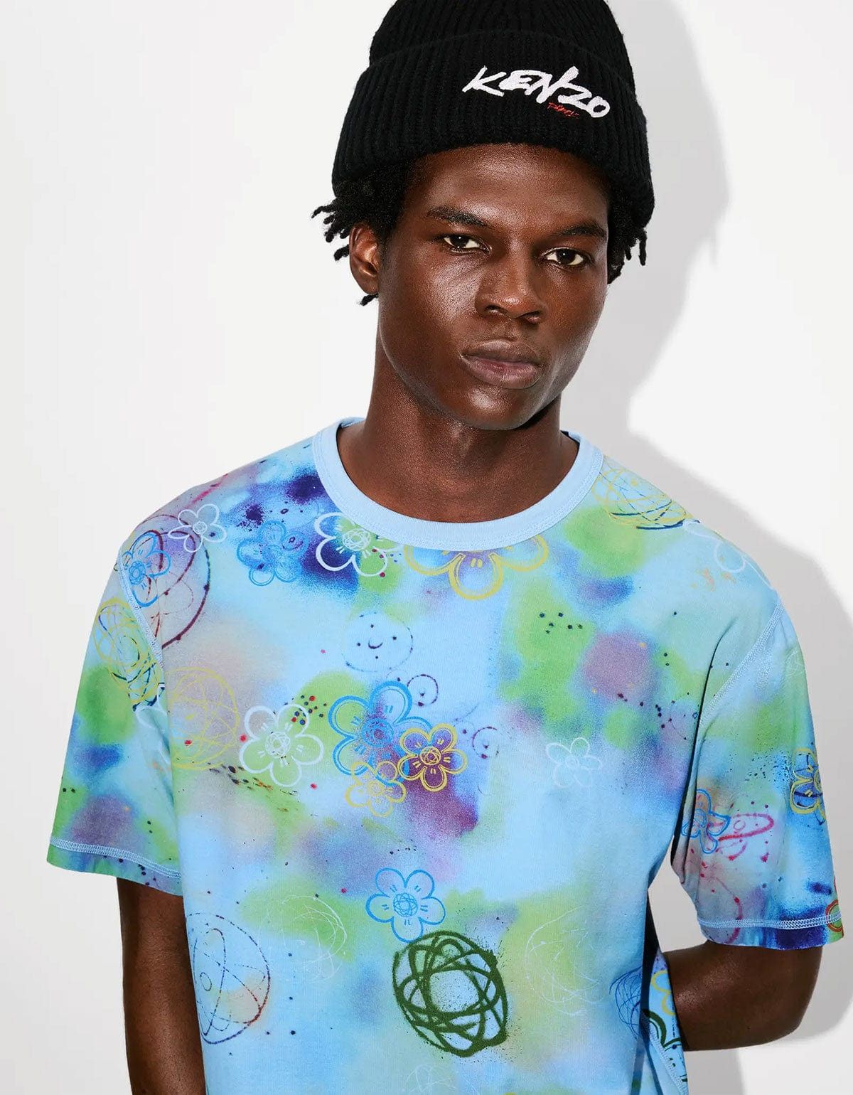 Kenzo Kenzo x Futura 2000 Blue Reversible T-Shirt Size US S / EU 44-46 / 1 - 10 Thumbnail