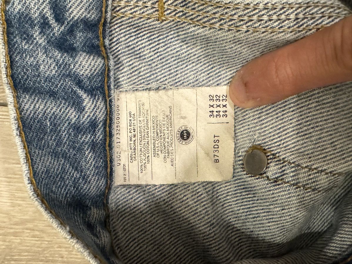 Carhartt × Vintage Carhartt Double Knee Denim Pants Size US 34 / EU 50 - 7 Thumbnail