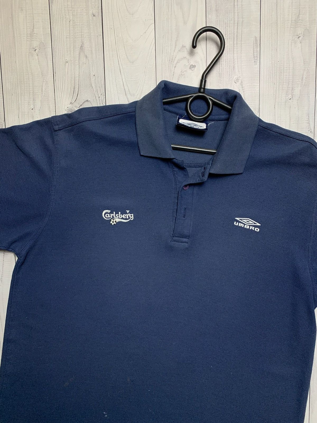 Umbro × Vintage Vintage Umbro polo soccer polo Carlsberg size L Size US L / EU 52-54 / 3 - 2 Thumbnail