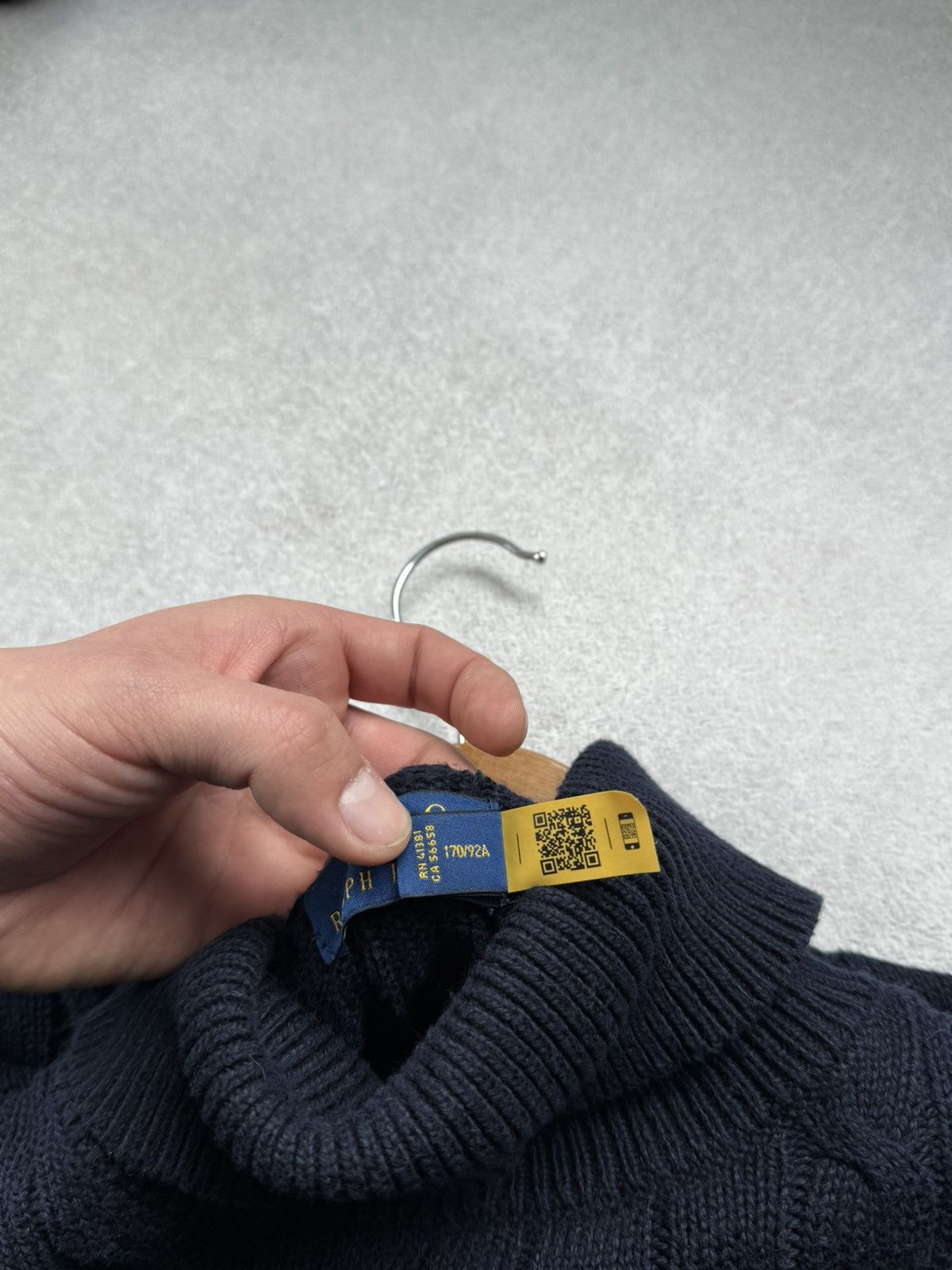 Polo Ralph Lauren Polo Ralph Lauren Sweater Turtleneck Blue Pullover Knitted Size US S / EU 44-46 / 1 - 6 Thumbnail