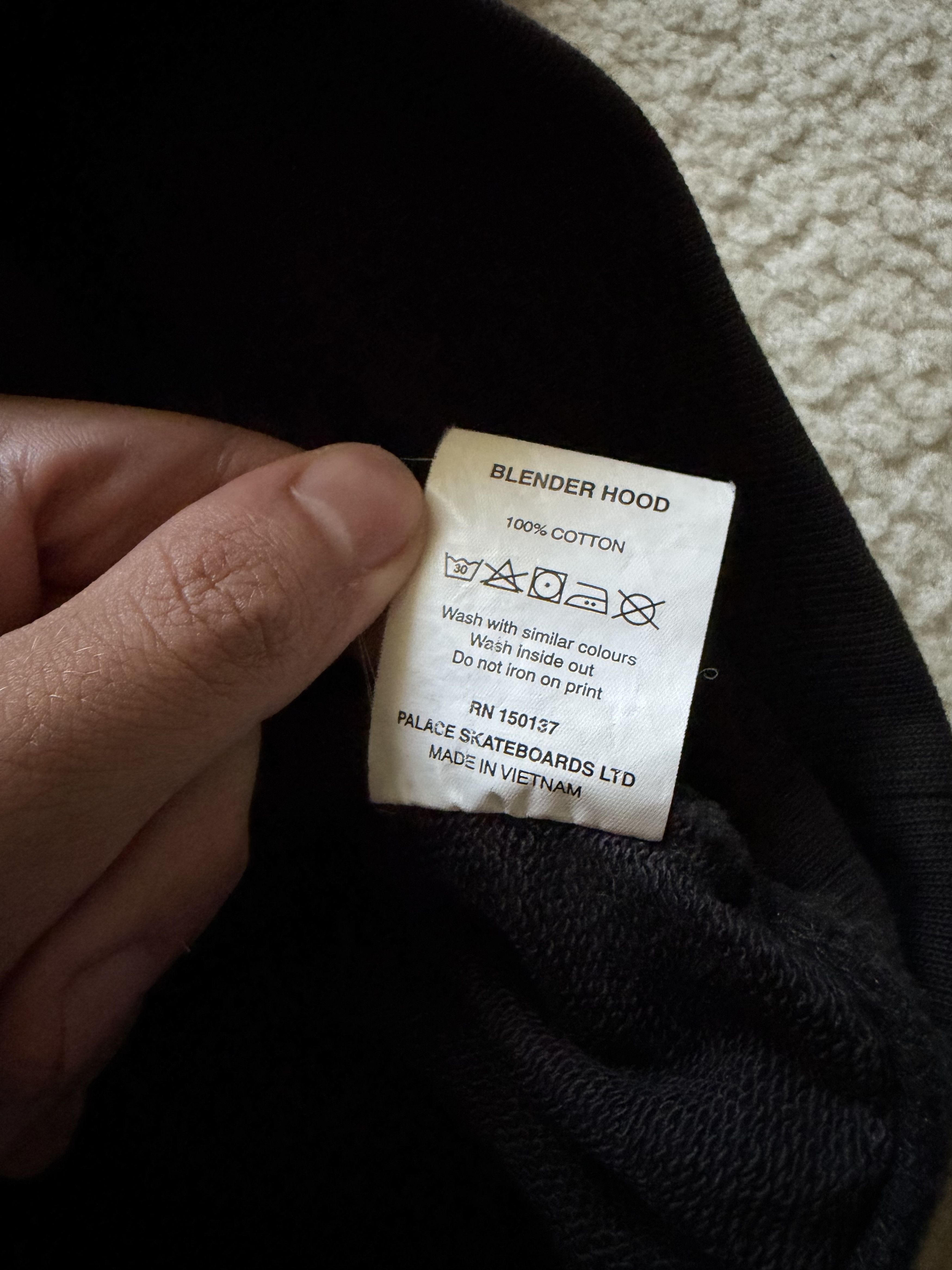 Palace Palace Skateboards Blender Hoodie - Black M/L Size US M / EU 48-50 / 2 - 6 Thumbnail