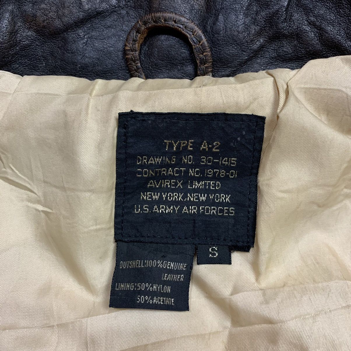 Avirex × Vintage Vintage 80s avirex A-2 leather flight jacket Size US M / EU 48-50 / 2 - 7 Thumbnail