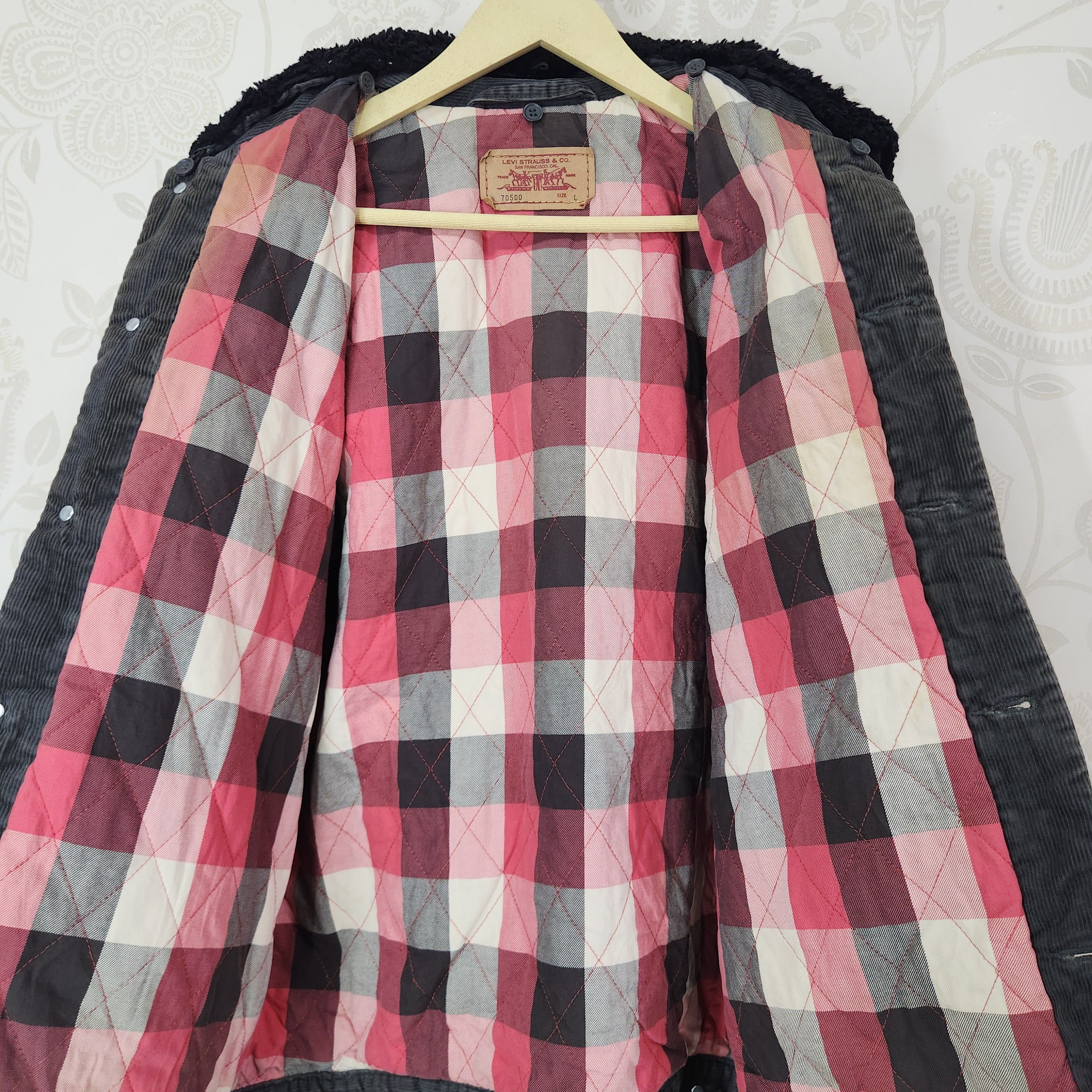 Levi's × Levi's Vintage Clothing Levis Trucker 70500 Blankets Jacket Size US L / EU 52-54 / 3 - 11 Thumbnail