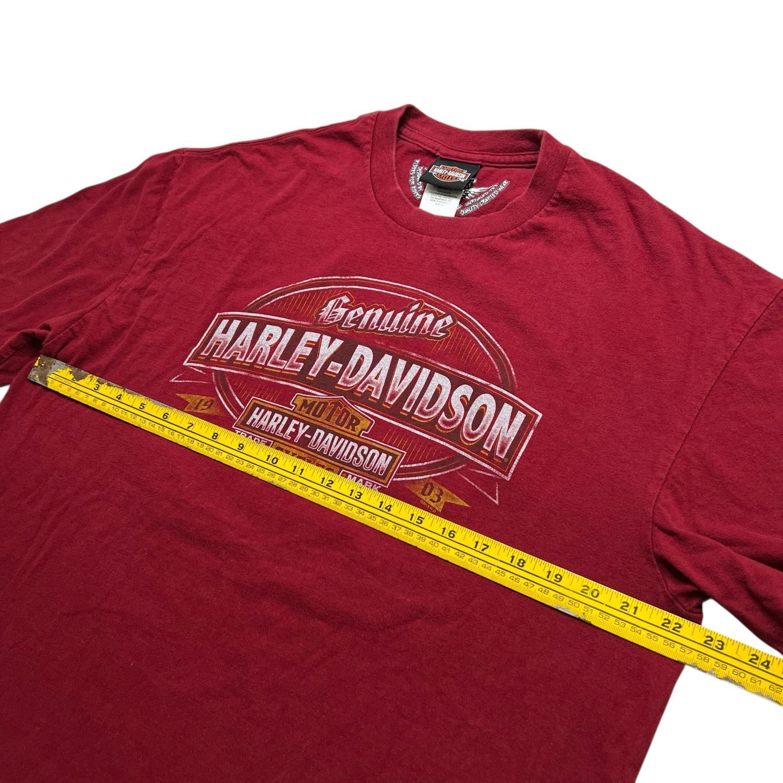 Harley Davidson Vintage Harley-Davidson Carson City Nevada Red T-Shirt Sz XL Size US XL / EU 56 / 4 - 7 Thumbnail