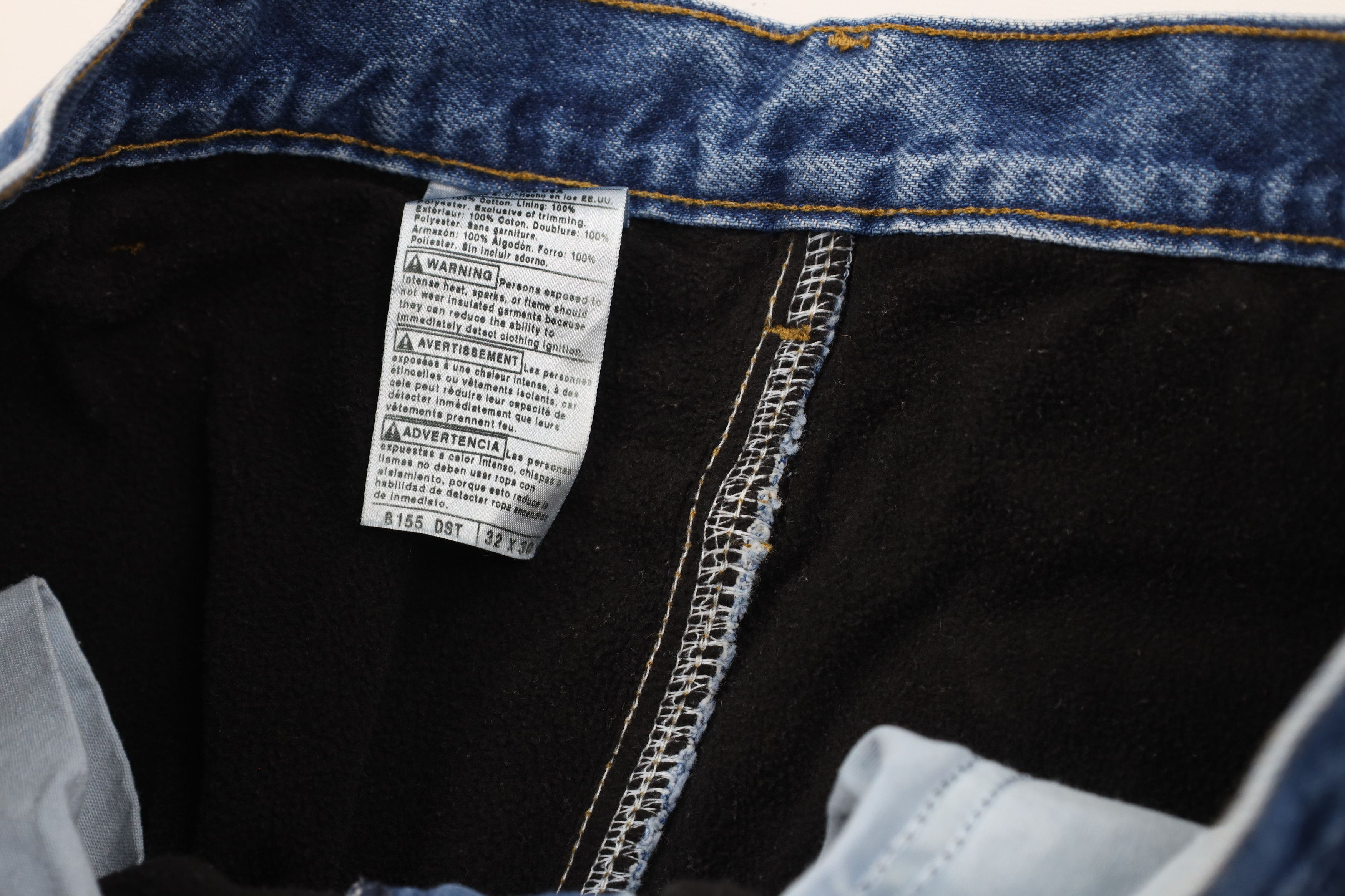 Carhartt × Vintage Vintage Carhartt Spell Out Heavyweight Fleece Lined Jeans Size US 32 / EU 48 - 8 Thumbnail