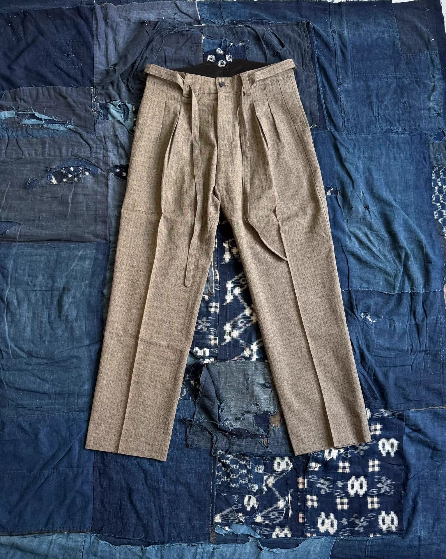 Visvim VISVIM 22AW HAKAMA PANTS SANTOME GRAY Size 2 Size US 32 / EU 48 - 1 Thumbnail